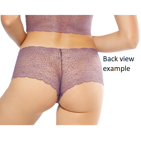 Women's Olive Luxe Lace Boxer Without Elastics